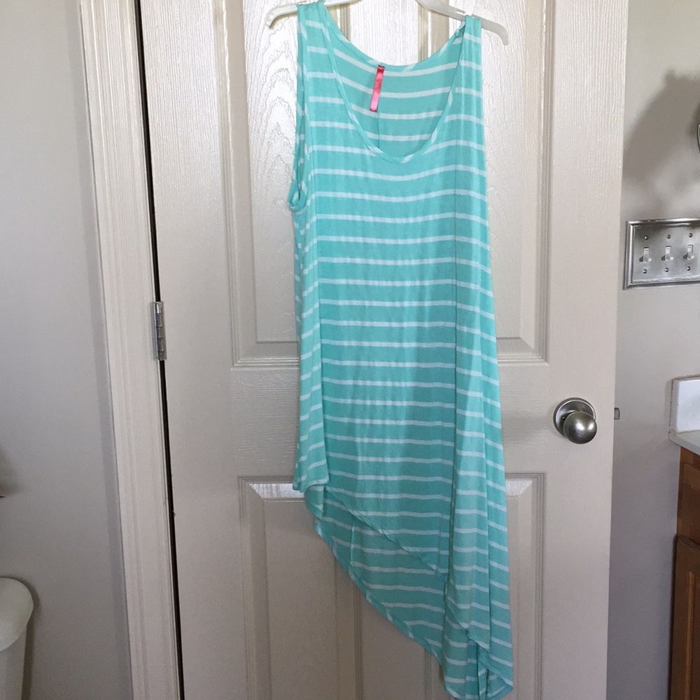 Summer a-symmetrical tunic